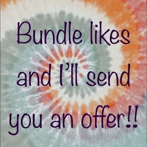 Bundle offers and I’ll send you an offer!